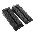 11 000 Lbs Rv Leveler Ramps Made Of Hdpe Anti Slip Stackable 3 Level Set For Uneven Ground Storage Bag Included Ideal