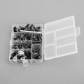 Topteng 158pcs Motorcycle Windshield Fairing Bolts Kit Fastener Clips Screws Windscreen Bodywork For Universal