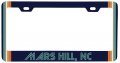 Mars Hill North Carolina Car Metal License Plate Frame Retro Design 