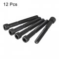 Uxcell 1 4-20x2 Hex Socket Head Cap Screw Bolts 12 9 Grade Alloy Steel 12pcs