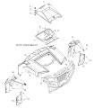 Front Body Hood Retention Panel For Rzr 900 Xp 4 2012 To 2014