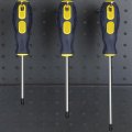 Fixinus 4-piece 8 Long Screwdriver Set Slotted And Phillips 6mm Tip Non-slip Grip Short Magnetic