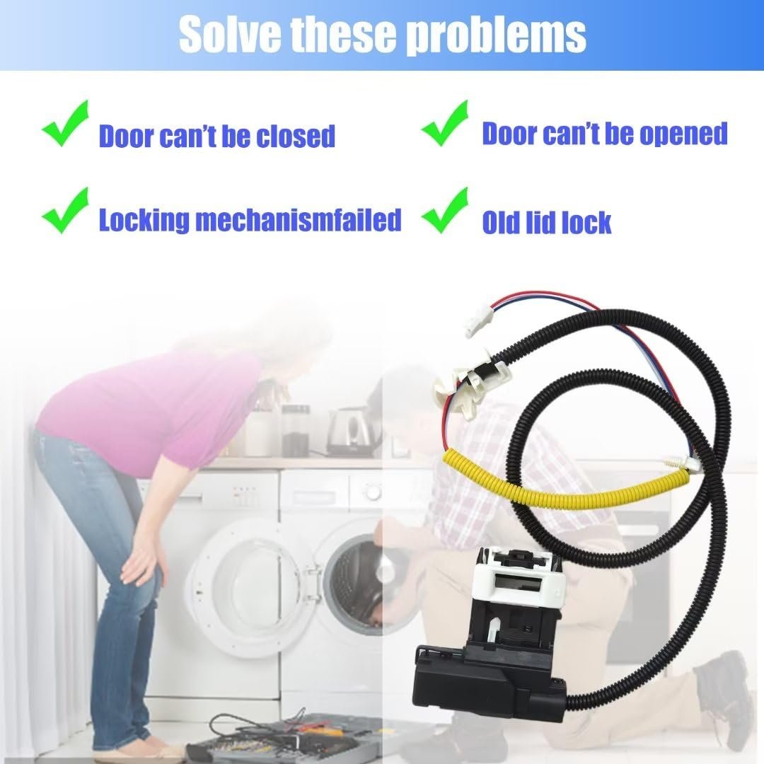 Washer Lid Lock Switch Replacement For Models Whirlpool Wtw5000dw1 Wtw4816fw1 Wtw5000dw2 Wtw4816fw2 Wtw5000dw3 1cwtw4705gw0