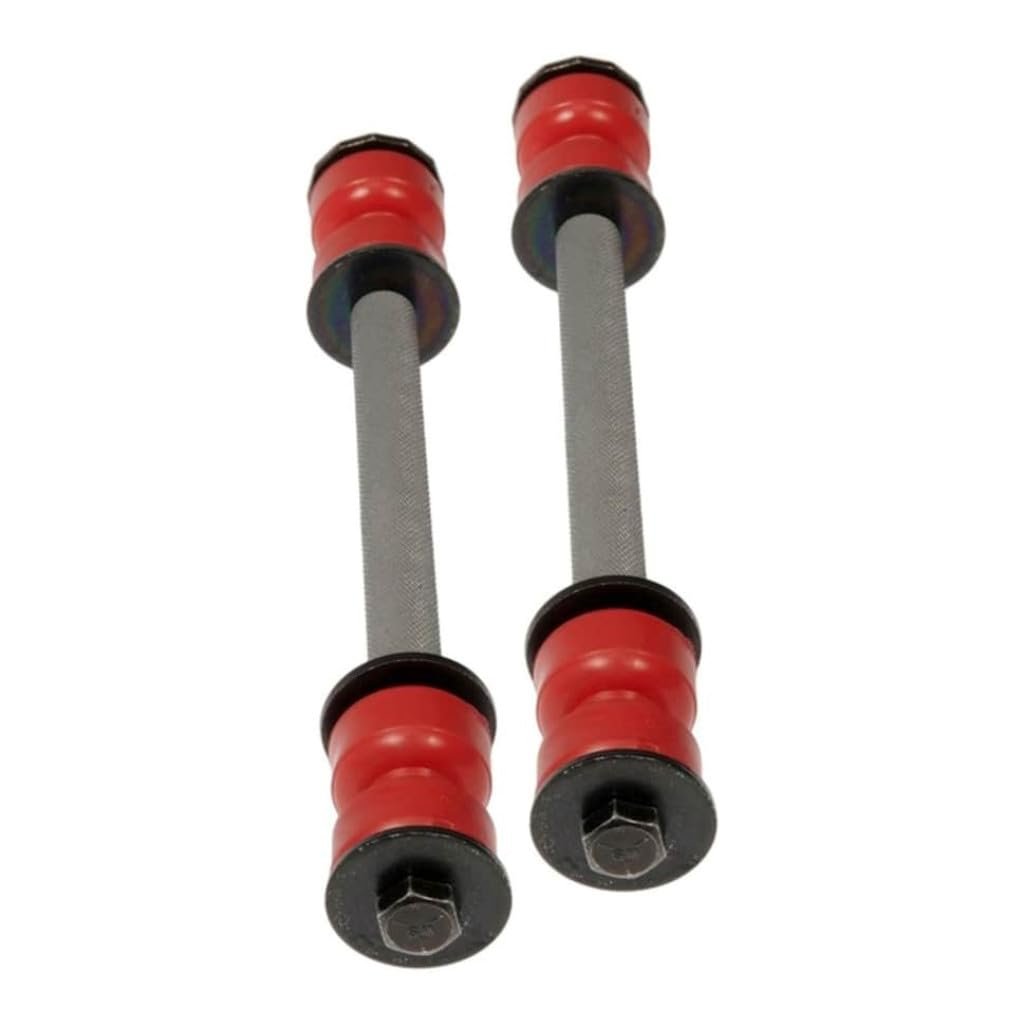 Stabilizer Bar Link Set For Ford Ranger 1999 2012 Steel Coated Finish Front Position Gray Rubber Bushing