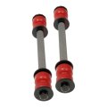 Stabilizer Bar Link Set For Ford Ranger 1999 2012 Steel Coated Finish Front Position Gray Rubber Bushing