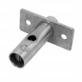 Uxcell 42mm Length Fire Door Metal Hidden Manager Tubewell Mortise Lock Silver Tone W Key