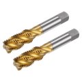 Spiral Flute Thread Taps Metric M20 X 2 5 H2 Screw Threading Tap Titanium Coated M2 High Speed Steel Machine Tapping Tools For 