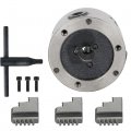Wflnhb K11-80 3 Inch Jaw Self Centering Lathe Chuck For Cnc Drilling Milling Machine Total 2 Set Of Jaws