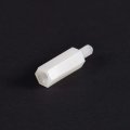 Uxcell M3x12mm 6mm Male-female Hex Nylon Pcb Motherboard Spacer Standoff For Fpv Drone Quadcopter Computer Circuit Board White