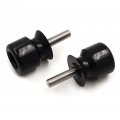 Httmt Swingarm Spools 10mm Compatible With Kawasak Ninja 250 Zzr600 650r Z1000 Zrx1200 Zx12r Black