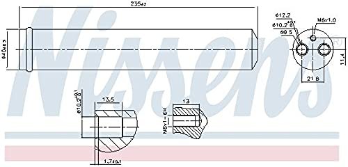 A C Receiver Drier Accumulator 95452 Machined Replacement Part For Vehicle Specific Fit