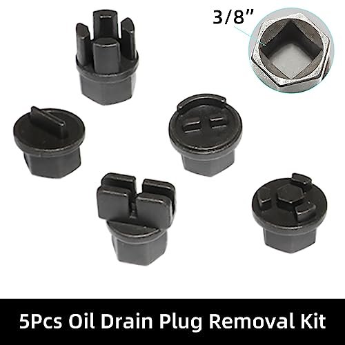 32 Pcs Oil Drain Plug Removal Kit 3 8 In Drive Socket Set For Gm Vw Ford Mercedes Audi Bmw Sump Back Axle Differential Gearbox