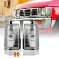Usr 90-97 Hardbody Pickup Corner Light A Clear Lamps Left Right Pair For 1990-1997 Nissan Pick Up Truck All Models Clear W 
