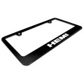 Hemi Uv Led Printed Black Metal License Plate Frame 12 In X 6 Universal Fit For Car Suv Truck Official Licensed With Theft