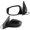 Driver Side Mirror For Nissan Sentra 2013 2014 2015 2016 2017 2018 2019 Heated Power Glass Manual Folding Black 5 Pins 