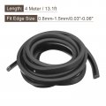 Uxcell U Channel Edge Trim 13 1ft Length Rubber Guard Seal Strip Protector Fit For 0 8-1 5mm 15 64 W X 5 16 H Black