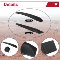 Hecasa Rear Trunk Spoiler Wing For 2008-2023 Dodge Challenger Abs Unpainted Matte Black Srt Style