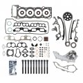 Cns Head Gasket Set W Bolts Timing Chain Kit Water Pump For 1995-04 Toyota Tacoma 2 4l Dohc L4 16v 2rzfe 