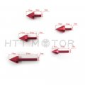 Httmt Complete Fairing Bolt Fasteners Kit Body Screws Compatible With Yamah Hond Suzuk Red Flat