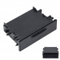 Radio Dash Kit 1din Car Storage Box Multi Application Abs Black Inner Organizer Universal For Mitsubishi