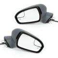 Hecasa Pair Power Heated Mirrors For 2013-2016d Fusion Replacement For Ds7z17683ba Ds7z17682ba In-housing Signal Light Puddle 