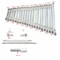 Liru 100mm Steering Tie Rod Kit Ball Joint M8 Joiner Bolt For 50cc 70cc 90cc 110cc 125cc 200cc 250cc Quad Dirt Bike Atv Go Kart