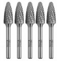 Sf-5 Carbide Rotary Burr Bit 5pcs 