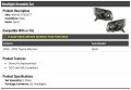 Headlight Assembly Set Of 2 Compatible With 2006-2009 Toyota 4runner Sport