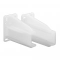 Prime-line R 7227 Rear Drawer Track Back Plate A Support And Maintain Alignment Of Bottom Side Mounted Glides 5 16 In X 7 8 