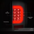 Chrome Smoke Lens 3d Led C-shape Bar Tail Brake Lights Compatible With Ford F150 97-03 F250-f550 Super Duty 99-07