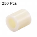 Uxcell Abs Round Spacer Washer Id 8 2mm Od 14mm Length 15mm Plastic Standoff For 3d Printer Tv Wall Mounting Electrical Outlet