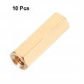 10pcs Brass Straight Pcb Pillar Female Thread Hex Standoff Spacer M4x6x18mm