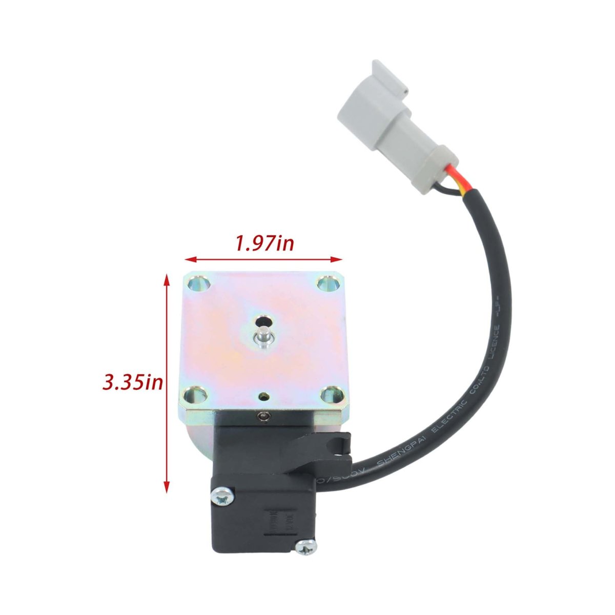Solenoid 12v Replacement For Hatz L M Engines 03938010 01660911 01660910