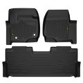 Floor Mats Cargo Liners For 2017-2024 Ford F250 F350 F450 F550 Super Duty Crew Cab Bucket Seat 4 Full Size Doors Heavy All 