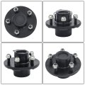 Pre-assembled 5 On 4 Inch Trailer Hub Kit With Bearing Replacement For 00 Lbs 84 Spindle 5 Pieces Set
