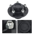 Pre-assembled 5 On 4 Inch Trailer Hub Kit With Bearing Replacement For 00 Lbs 84 Spindle 5 Pieces Set