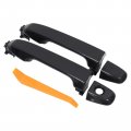 Front Driver And Passenger Side Exterior Door Handle Black For Toyota Camry 2012-2017 