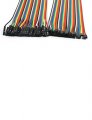 Uxcell 60pcs Multicolor Jumper Wires 2 0mm To 54mm Female Connector 20cm