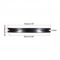 Uxcell Rubber Grommet Round Double-sided Mount Dia 65 Mm For Wire Protection 4pcs
