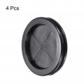 Uxcell Rubber Grommet Round Double-sided Mount Dia 65 Mm For Wire Protection 4pcs