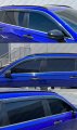 Premium Luxury Smoke Tinted Window Visor Rain Guard W Clips Chrome Trim Compatible For 2023 2024 Honda Crv Cr-v