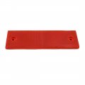 Uxcell 2pcs 14 5cm Long Red Plastic Self Adhesive Reflector Plate For Car Truck Safety