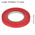 Uxcell 3pcs 10mm 0 4 Inch Wide 20m 21 Yards Masking Tape Painters Rolls Red