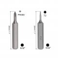 Uxcell 5 32 Hex Shank Phillips And Torx Bits Set Cross Ph000 T2 T3 T4 T5 T6 Screwdriver Bit 28mm Length S2 Screw Driver Kit