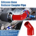 45 Degree 3 0 Inch To 4 Id 4ply Car Elbow Reducer Silicone Hose Coupler Intercooler Tube Intake Piping Red 76-102mm