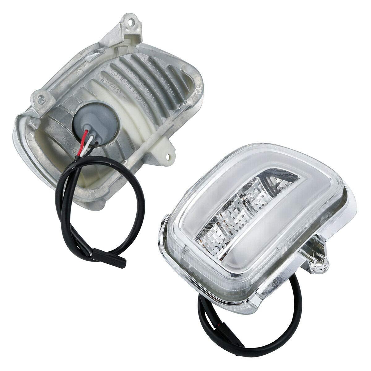 Tcmt Front Led Turn Signals Clear Lens Fit For Honda Goldwing Gl1800 2001-2017 F6b 2013-2017