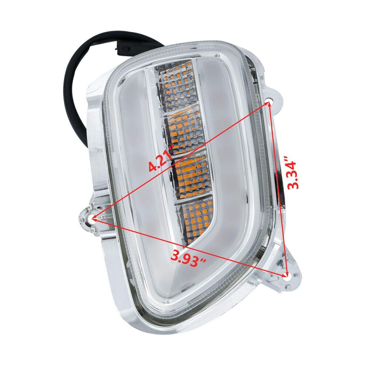 Tcmt Front Led Turn Signals Clear Lens Fit For Honda Goldwing Gl1800 2001-2017 F6b 2013-2017