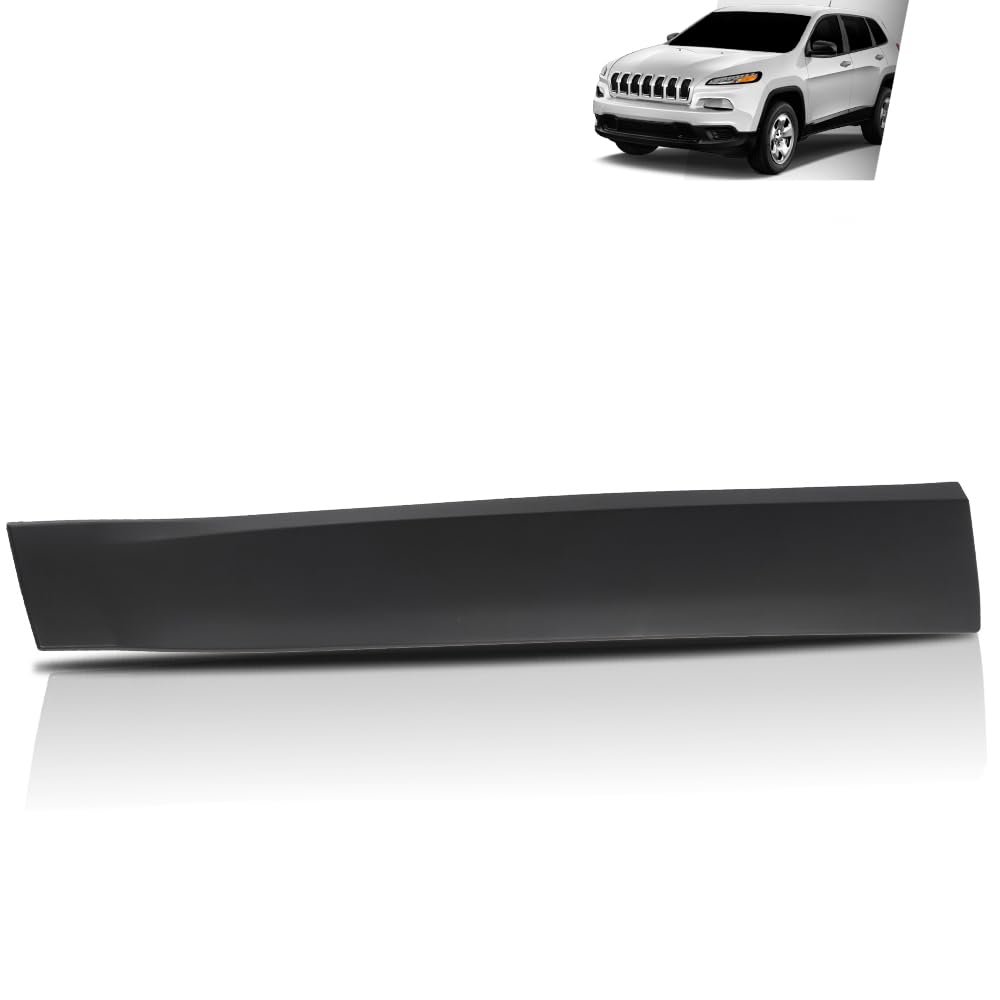 Front Driver Side Door Molding For Jeep Cherokee 2014-2018 Black 6vx67rxfac