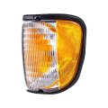 Front Driver Side Marker Light For Ford E-150 And E-350 Econoline Club Wagon 1992 To 2002 Clear Amber Lens Replaces 1c2z13201aa 