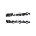Rear Bumper Brackets For Subaru Xv Crosstrek 2013 2014 2015 Driver And Passenger Side Pair Cover Replacement 57707fj160 
